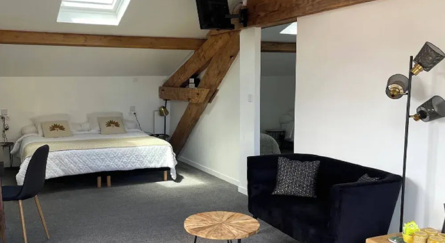 Rodzinny suite i balkonem i z widokiem na morze Ezz'Hotel