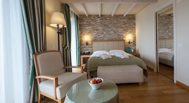 Номер Comfort с видом на сад Kurhaus Cademario Hotel & SPA