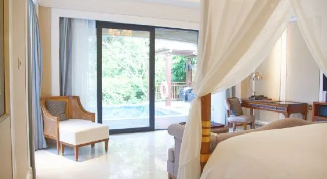 Вилла с 2 комнатами с видом на сад Wanda Reign Resort & Villas Sanya Haitang Bay