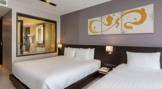 Коттедж Patong Beachfront Studio 2 Mins Walk To Whitebeach