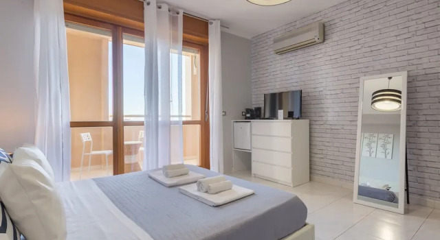 Двухместный номер Deluxe с балконом Residenze Su Planu