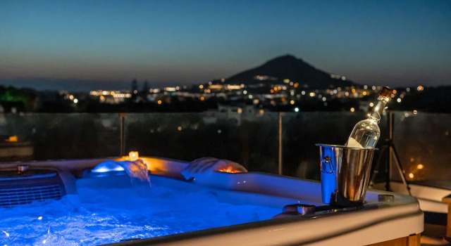 Вилла с 3 комнатами с видом на море Naxian Queen Luxury Villas & Suites