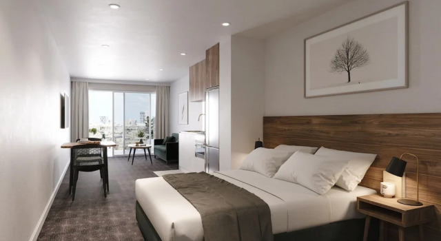 Студия Durham Serviced Apartments