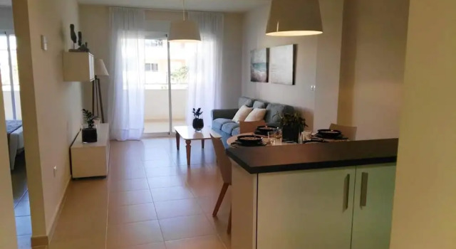 Apartment with 2 Bedrooms in Gran Alicante, with Wonderful Mountain View, Pool Access, Enclosed Garden - 3 Km From the Beach