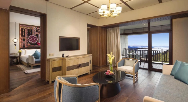 Suite con balcone Banyan Tree Jiuzhaigou