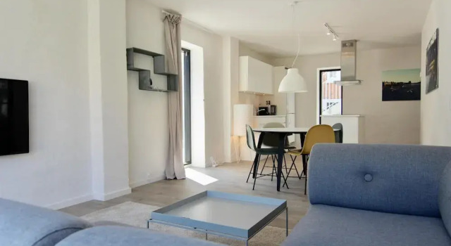 Fantastic Apartment w Private Terrace, Rezervovat Apartmán Århus 