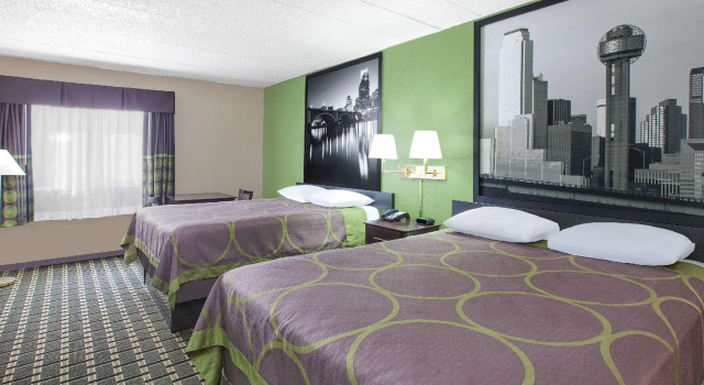 Четырёхместный номер Standard Super 8 by Wyndham Grand Prairie North