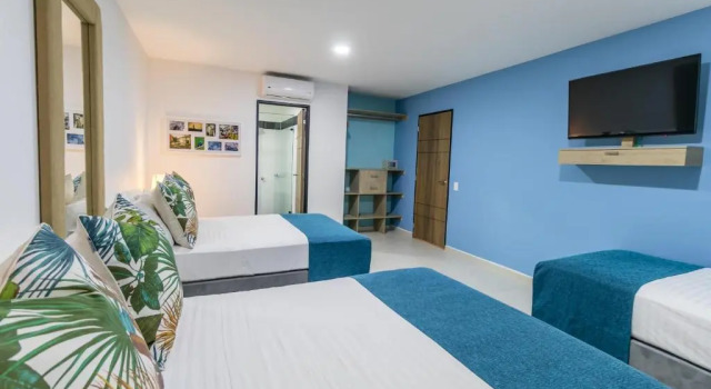 Standard famille chambre Hotel Casa Vallecaucana