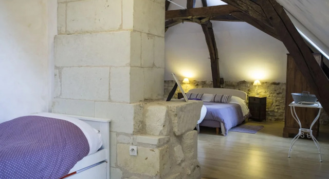 Четырёхместный номер Comfort c 1 комнатой с видом на озеро Manoir de la Blonnerie