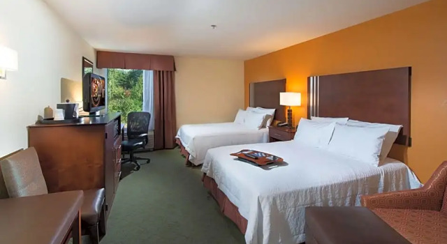 Dwuosobowy suite 1 sypialnia Hampton Inn Cornelia