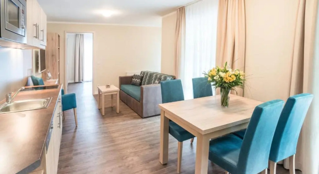 Апартаменты с видом на сад AKZENT Apartmenthotel Residenz