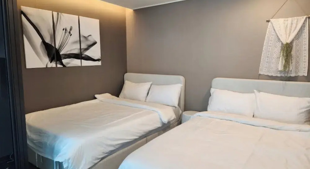 Двухместный семейный номер Standard с видом на океан Haeundae Lamer Stay