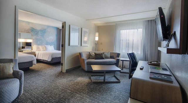 Двухместный люкс Courtyard by Marriott Dallas DFW Airport North/Irving