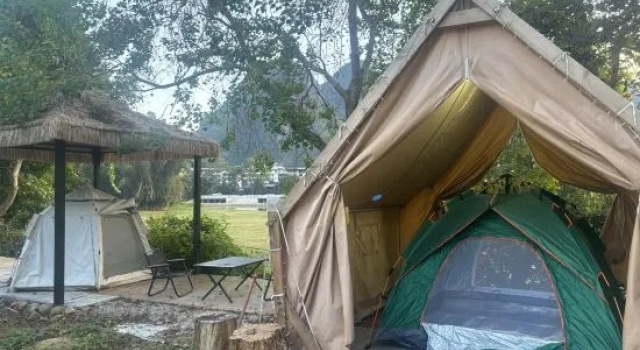 Тент The countryside homestay outside the mountain