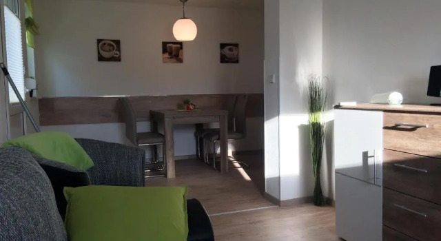 Апартаменты c 1 комнатой с видом на сад Ferienwohnungsvermietung Leitel