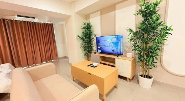 Семейный люкс с балконом Sapphire Seaview Park Suites, Staycation near MOA Arena and Concert Grounds