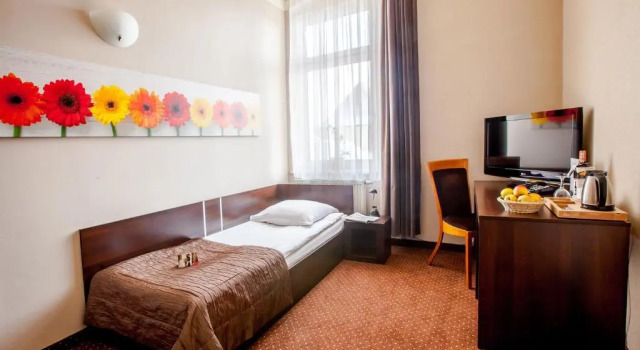 Одноместный номер Standard Hotel Diament Economy Gliwice