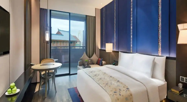 Двухместный номер Deluxe с балконом Wanda Realm Resort Nanning