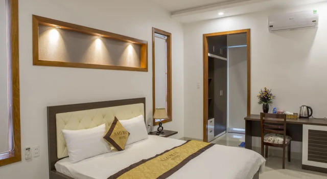 Апартаменты c 1 комнатой с балконом Sao Mai Hotel & Apartment