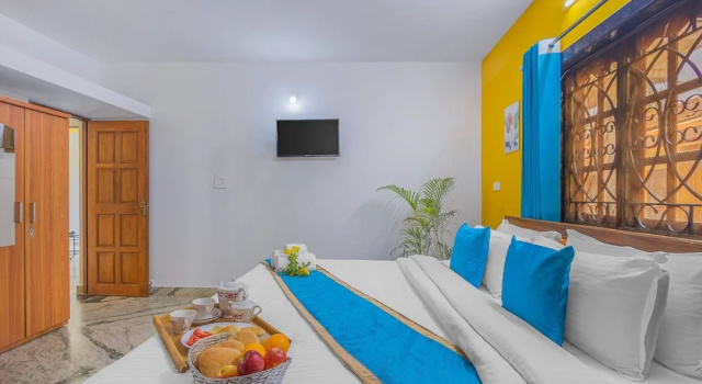 Deluxe Dvoulůžkový s manželskou postelí pokoj The Sequeira Goa Guest house