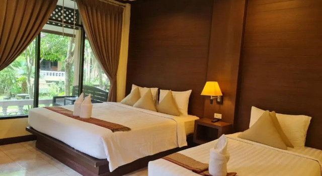 Трёхместный номер Standard с видом на сад Clean Beach Resort