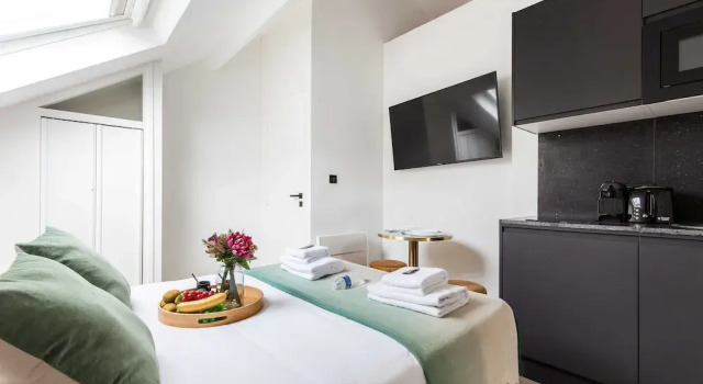 Cosy Studio - Parc des Expositions / Tour Eiffel 16, Забронировать Апарт-отель Апарт-отели Парижа, рядом с Мирабо, Апарт-отель