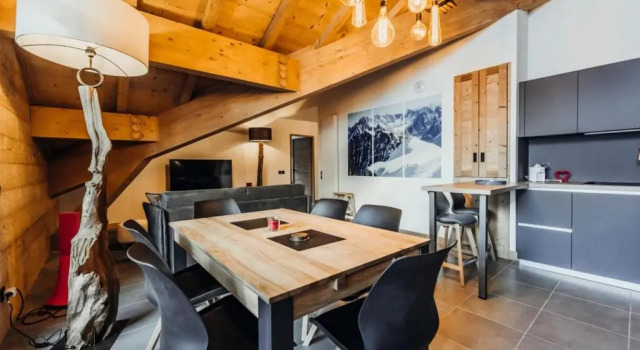 Апартаменты Apartment with view of the village and the mountains - Les houches