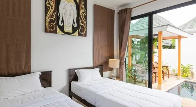 Вилла Deluxe с 2 комнатами с балконом и с красивым видом из окна Sanga Villas