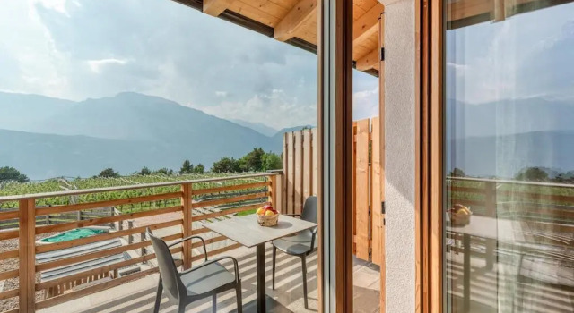 Четырёхместный номер Standard с балконом Agritur Maso Librar
