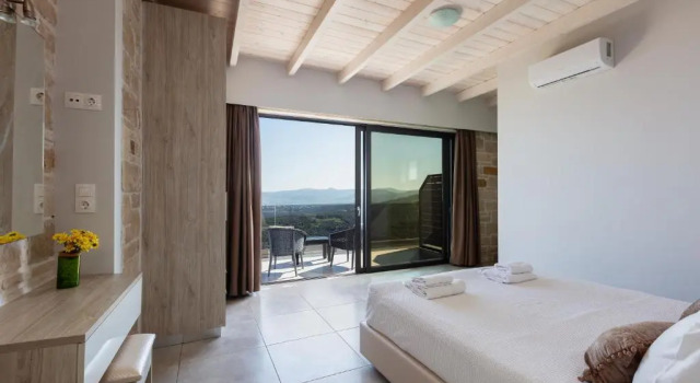Вилла Argyrie Villas, luxury, amazing sea view, heated pool