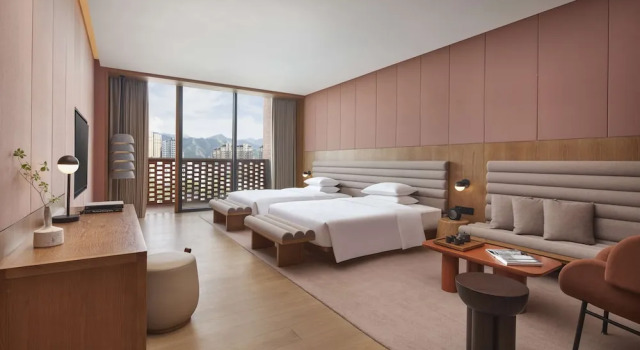 Standardowy czteroosobowy pokój Taoxichuan Hotel