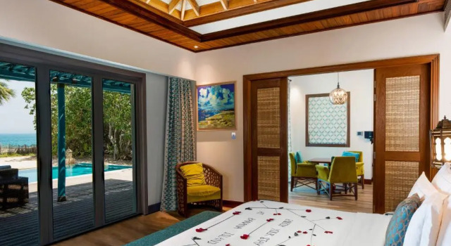 Pool Villa c 1 комнатой с видом на море Banana Island Resort Doha By Anantara
