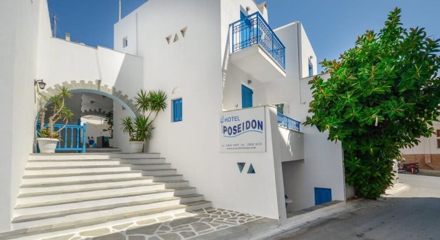 Naxos Hotel Poseidon, Забронировать Отель Наксос остров Наксос, рядом с Замок Наксоса