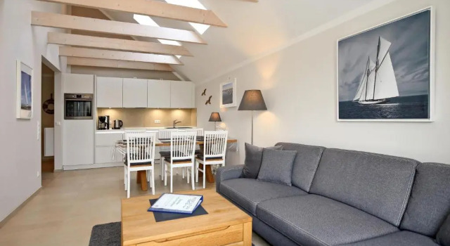 Апартаменты Haus am Wald Wohnung Strand