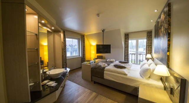 Двухместный номер Premium Logis Hôtel Kur- und Wellnesshaus Spree Balance