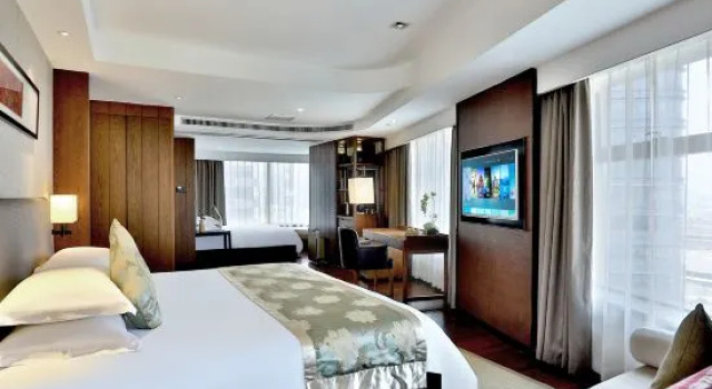 Четырёхместный семейный люкс SSAW Boutique Hotel Hangzhou Wulin plaza Yefeng Modern Center