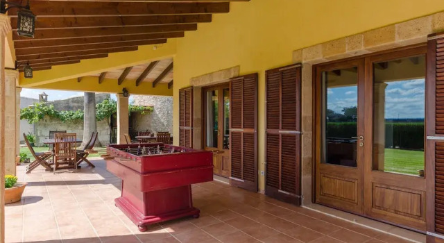 Sa Resclosa - Villa With Private Pool In Buger, Rezerwuj Willa Hotele w Majorka z parkingiem, Parking