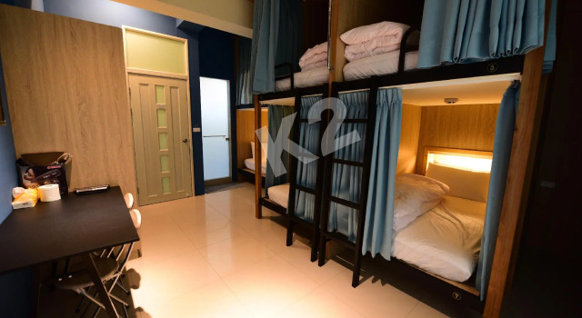 Bett im Wohnheim K2 Hostel
