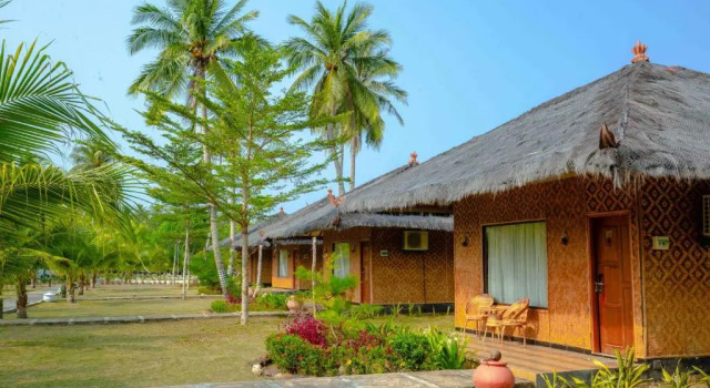 Двухместный номер Deluxe с частичным видом на море Bintan Exotica Resort By Waringin Hospitality