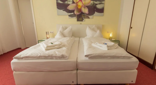 Двухместный номер Deluxe с балконом Hotel Rosengarten