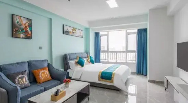 Spring Apartment (Linyi Beicheng New Area Rongchang Yuelinglong Shop), Prenota Appartamento Hotel a Shandong con parcheggio, Parcheggio