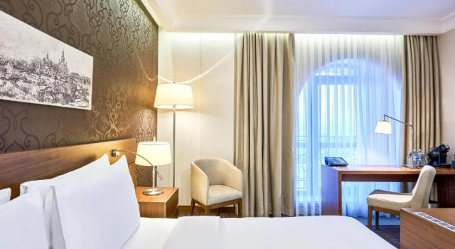 Двухместный номер Premium Отель Radisson Blu, Подол, центр Киева