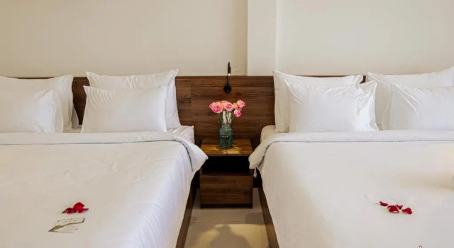Семейный номер Standard с балконом Bông Villa Hotel & Apartment