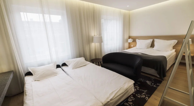 Четырёхместный номер Standard PM & Vänner Hotel