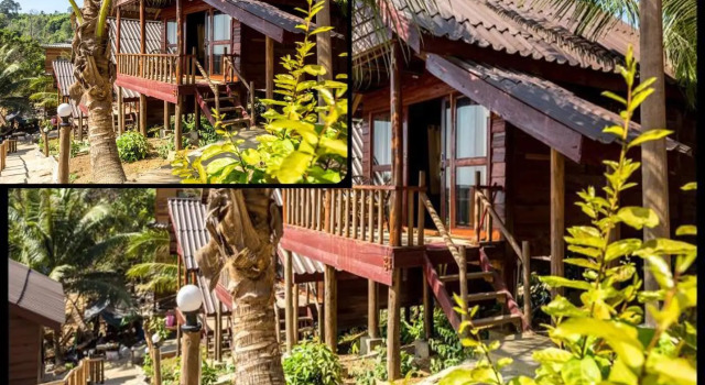 Бунгало с балконом Happy Elephant Bungalows