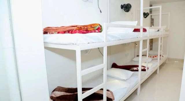 Кровать в общем номере The Charlie's hostel