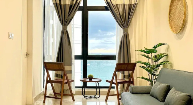 Номер Deluxe с видом на море The Shore Kota Kinabalu