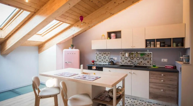 Loft 29 mansardato con ampio terrazzo