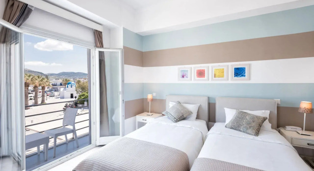 Трёхместный номер Standard с видом на море Hotel Oasis