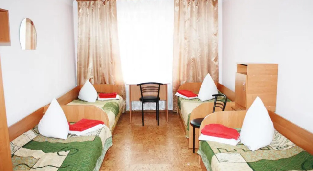 Postel ve společném pokoji Vydubychi